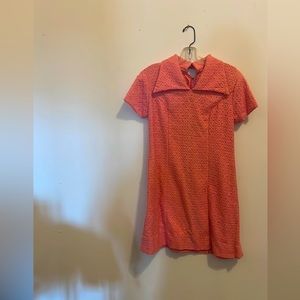 Vintage dress was thrifted from an antique store in Cambridge, Ontario.